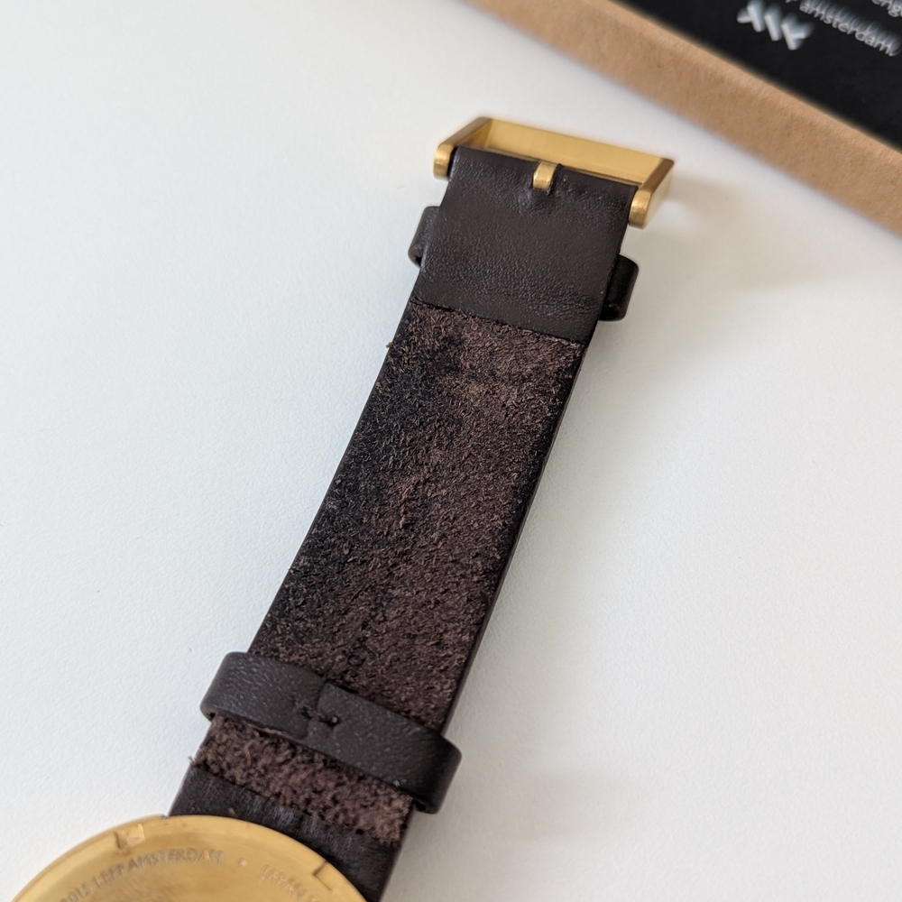 Piet Hein Eek X LEFF Amsterdam Gold and Brown Watch - Picture 9 of 13